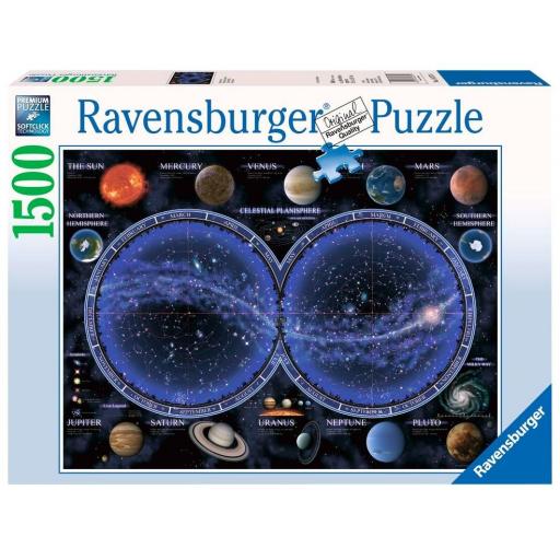 Puzzle 1500 Piezas Ravensburger 16373 ASTRONOMIA , PLANISFERIO CELESTE [1]