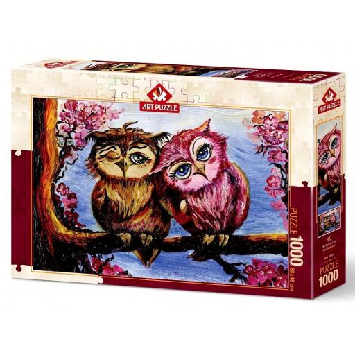 Puzzle 1000 Piezas ART PUZZLE 5211 BUHOS ENAMORADOS [1]