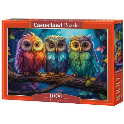 Puzzle 1000 Piezas Castorland 105175 TRES PEQUEÑOS BUHOS [1]