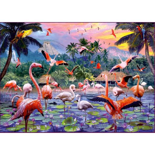 Puzzle 1000 Piezas Ravensburger 17082 FLAMENCOS ROSADOS