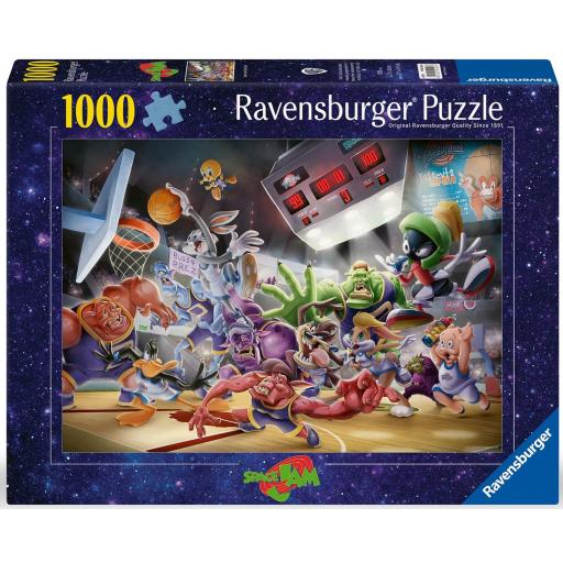 Puzzle Warner Bros 1000 Piezas Ravensburger 12000406 SPACE JAM MATE FINAL [1]