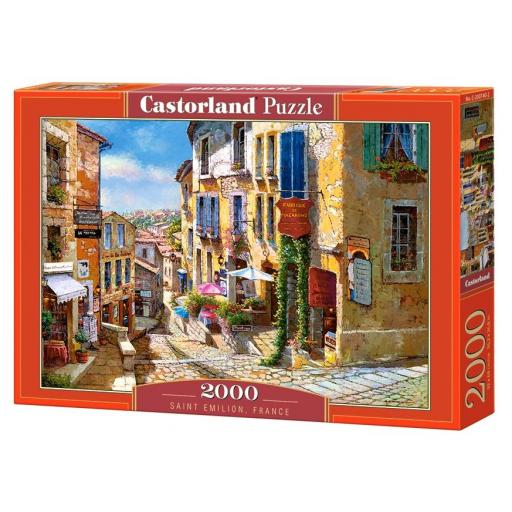 Puzzle de Pueblos Franceses 2000 Piezas Castorland 200740 SAINT-EMILION , FRANCIA [1]