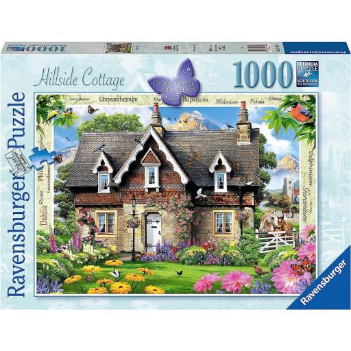 Puzzle 1000 Piezas Ravensburger 17489 HILLSIDE COTTAGE , Country Cottage Collection Nº 15 [1]