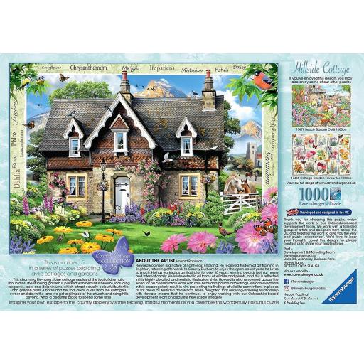 Puzzle 1000 Piezas Ravensburger 17489 HILLSIDE COTTAGE , Country Cottage Collection Nº 15 [2]