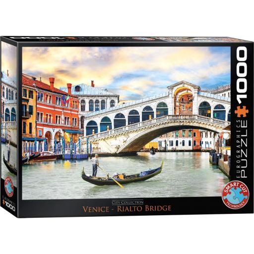 Puzzle de Ciudades 1000 Piezas EuroGraphics 6000-0766 PUENTE DE RIALTO , VENECIA , ITALIA [1]