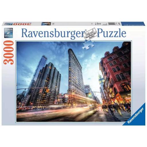 Puzzle de Ciudades de Estados Unidos 3000 Piezas Ravensburger 17075 EDIFICIO FLAT IRON DE NUEVA YORK [1]