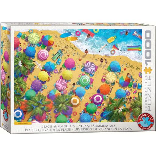 Puzzle Colorido 1000 Piezas EuroGraphics 6000-5871 DIVERSION DE VERANO EN LA PLAYA [1]