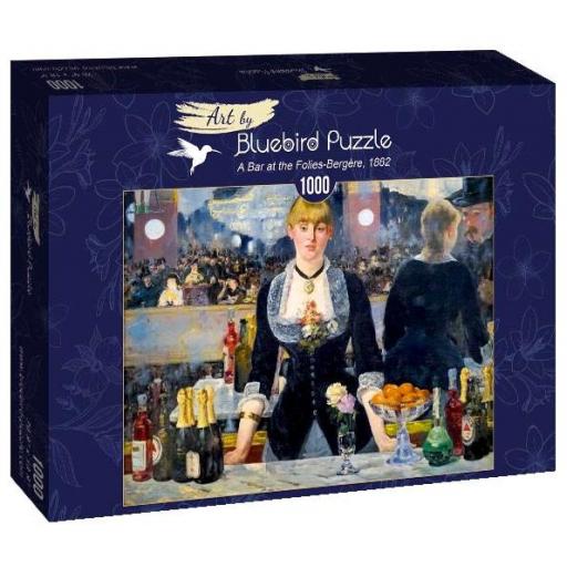 Puzzle de la Obra de Arte UN BAR DEL FOLIES BERGERE de E. Manet 1000 Piezas Bluebird 60080 [1]