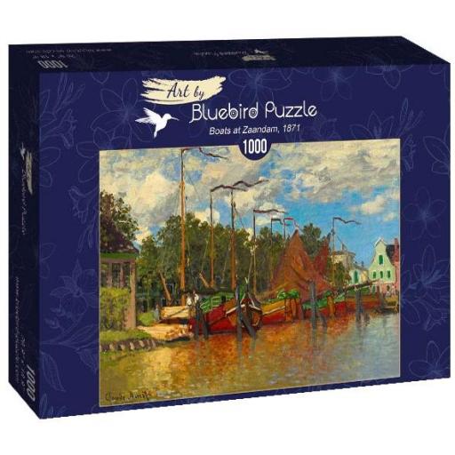 Puzzle de Claude Monet , BARCOS EN ZAANDAM 1000 Piezas Bluebird 60031 [1]