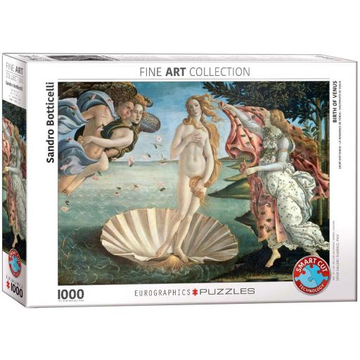 Puzzle de Arte 1000 Piezas EuroGraphics 6000-5001 EL NACIMIENTO DE VENUS , de Sandro Botticelli [1]