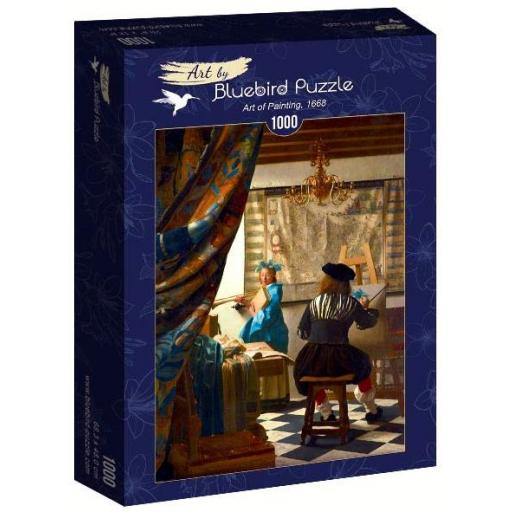 Puzzle del Cuadro EL ARTE DE LA PINTURA de JOHANNES VERMEER 1000 Piezas Bluebird 60083 [1]