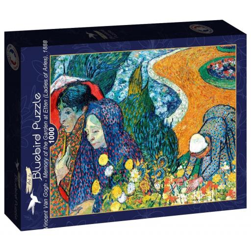 Puzzle de Arte 1000 Piezas Bluebird 60324 MEMORIA DEL JARDIN EN ETTEN (Damas de Arles) , de Vincent Van Gogh [1]