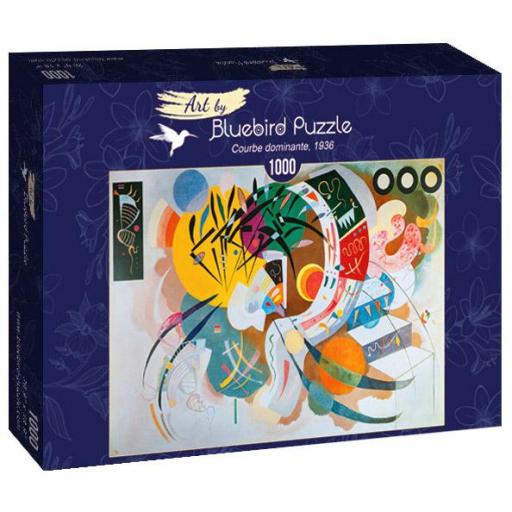 Puzzle del Cuadro CURVA DOMINANTE de Wassily Kandinsky 1000 Piezas Bluebird 60110  [1]