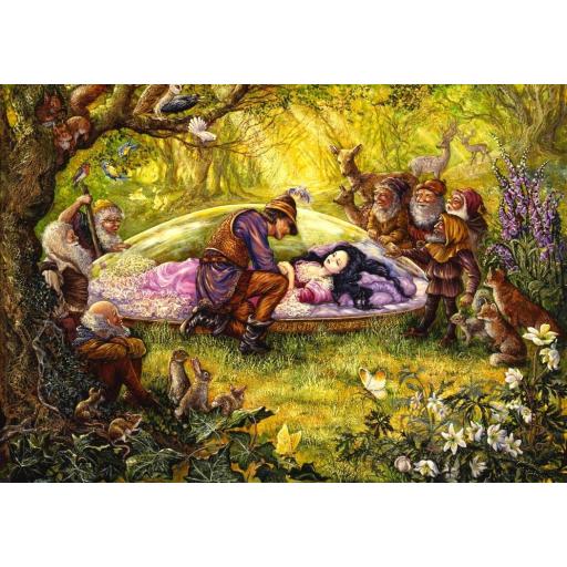 Puzzle de Cuentos y Fantasia 1500 Piezas GRAFIKA T-00266 BLANCANIEVES Y LOS 7 ENANITOS , de JOSEPHINE WALL [0]