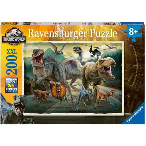 Puzzle Infantil de Dinosaurios 200 Piezas XXL Ravensburger 12001058 EL UNIVERSO DE JURASSIC WORLD [1]
