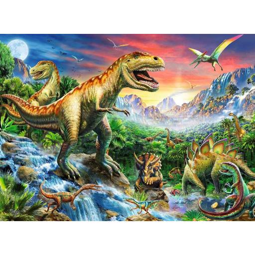 Puzzle Infantil de Dinosaurios 100 Piezas XXL Ravensburger 10665 DINOSAURIOS PREHISTORICOS