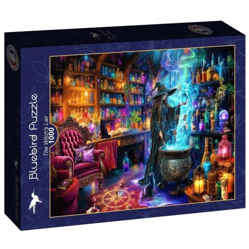 Puzzle Brujas y Hechizos 1000 Piezas Bluebird 90934 LA GUARIDA DE LA BRUJA [1]