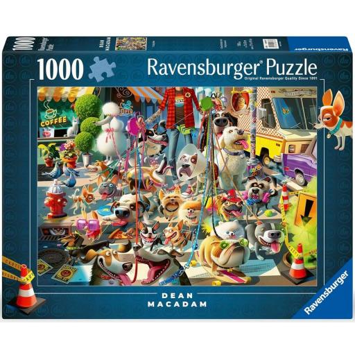 Puzzle Fantasia 1000 Piezas Ravensburger 12000876 EL PASEADOR DE PERROS , de Dean MacAdam [1]