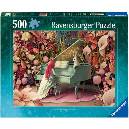 Puzzle Fantasia 500 Piezas Ravensburger 12001010 RECITAL DE CONEJO , de Demelsa Haughton [1]