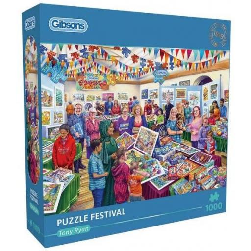 Puzzle 1000 Piezas Gibsons G6400 LA FERIA DEL PUZZLE , de Tony Ryan [1]