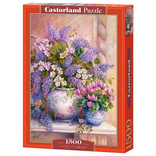 Puzzle de Ramos y Centros de Flores 1500 Piezas Castorland 151653 FLORES DE LILAS [1]