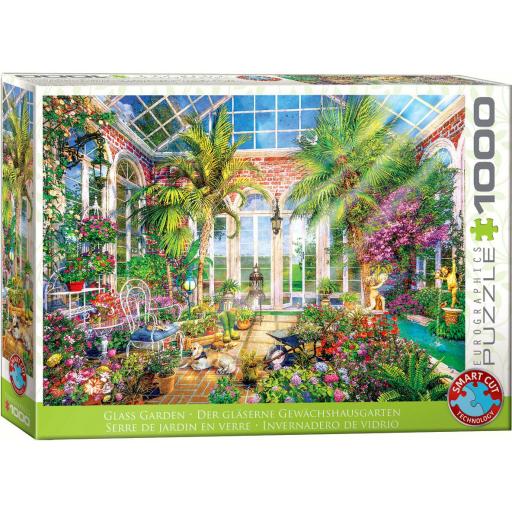 Puzzle Flores y Jardines 1000 Piezas EuroGraphics 6000-5870 INVERNADERO DE CRISTAL [1]