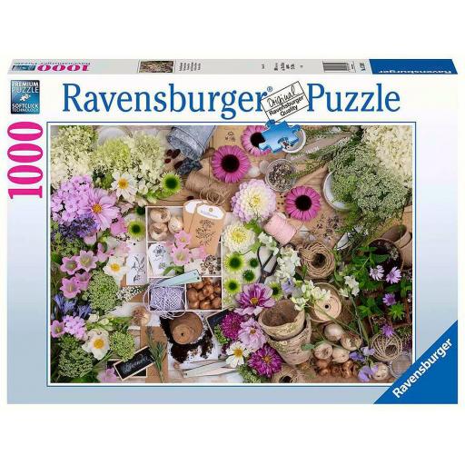 Puzzle Collage 1000 Piezas Ravensburger 17389 POR AMOR A LAS FLORES [1]