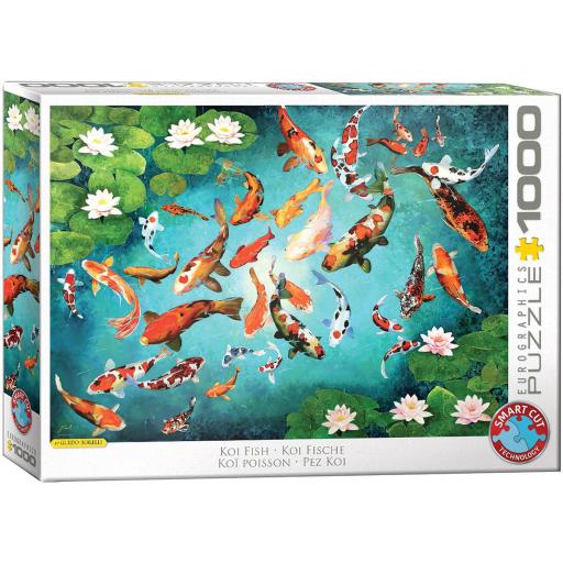Puzzle Peces de Colores 1000 Piezas EuroGraphics 6000-5696 PECES KOI [1]