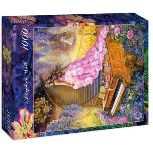 Puzzle Fantasia Josephine Wall 1000 Piezas GRAFIKA S-00913 MELODIA EN ROSA [1]