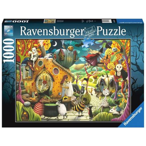 Puzzle de Fantasia 1000 Piezas Ravensburger 16913 FELIZ HALLOWEEN , de Demelsa Haughton [1]