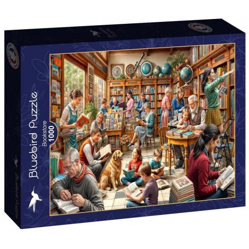 Puzzle Interiores de Librerias y Bibliotecas 1000 Piezas Bluebird 91032 LA LIBRERIA [1]