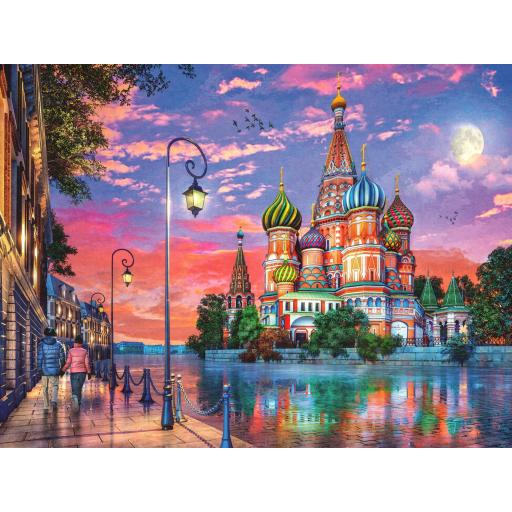 Puzzle de Moscu 1500 Piezas Ravensburger 16597 ATARDECER EN MOSCU [0]