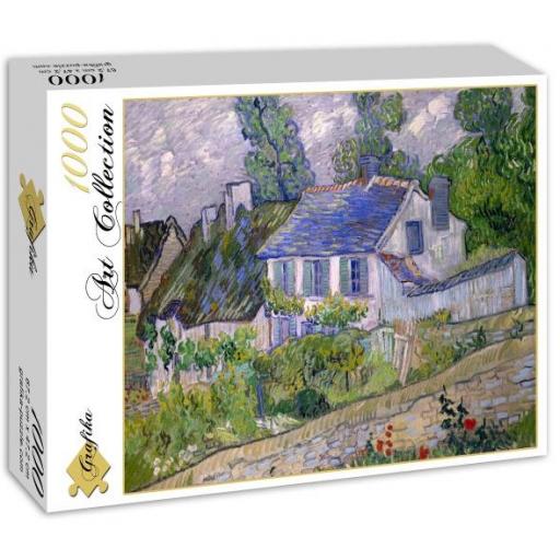 Puzzle de Arte 1000 Piezas Grafika S-00682 Pintura CASAS EN AUVERS de VINCENT VAN GOGH [1]