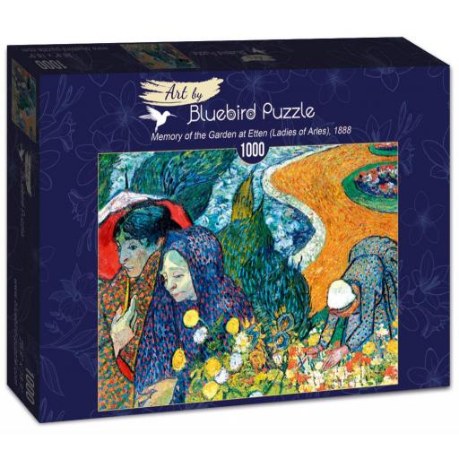 Puzzle Pintura MEMORIA DEL JARDIN EN ETTEN (Damas de Arles) de VAN GOGH 1000 Piezas Bluebird 60135 [1]