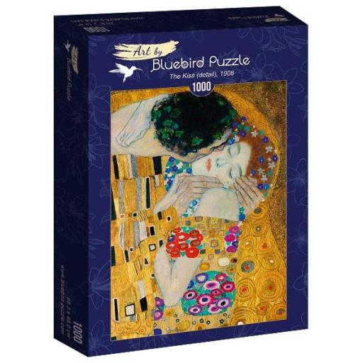 Puzzle Detalle del Cuadro EL BESO de GUSTAV KLIMT 1000 Piezas Bluebird 60079 [1]