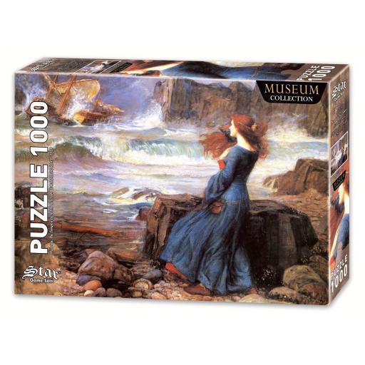 Puzzle de Arte y Pintura 1000 Piezas Star 1018 MIRANDA , LA TORMENTA , de John William Waterhouse [1]