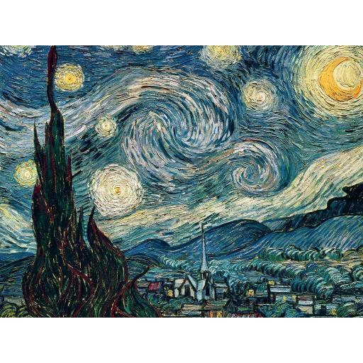 Puzzle de Arte 1500 Piezas Ravensburger 16207 LA NOCHE ESTRELLADA , de Vincent Van Gogh