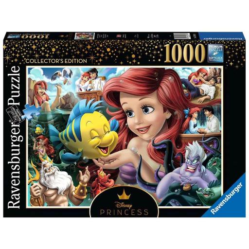 Puzzle 1000 Piezas ARIEL , LA SIRENITA Ravensburger 16963 - Colección Princesas Heroinas Disney [1]