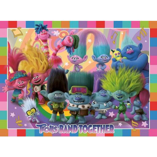 Puzzle Infantil de Trolls 3 Todos Juntos 100 Piezas XXL Ravensburger 13390 LA BANDA TROLLS [0]