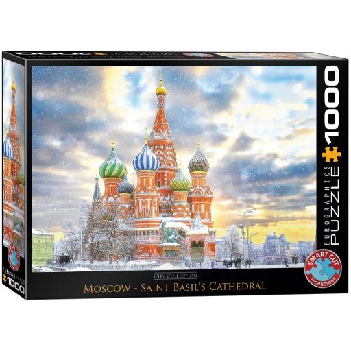 Puzzle de Viajes y Monumentos 1000 Piezas EuroGraphics 6000-5643 CATEDRAL DE SAN BASILIO , MOSCU [1]