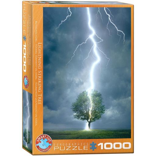 Puzzle de Naturaleza 1000 Piezas EuroGraphics 6000-4570 RELAMPAGO GOLPEANDO UN ARBOL [1]