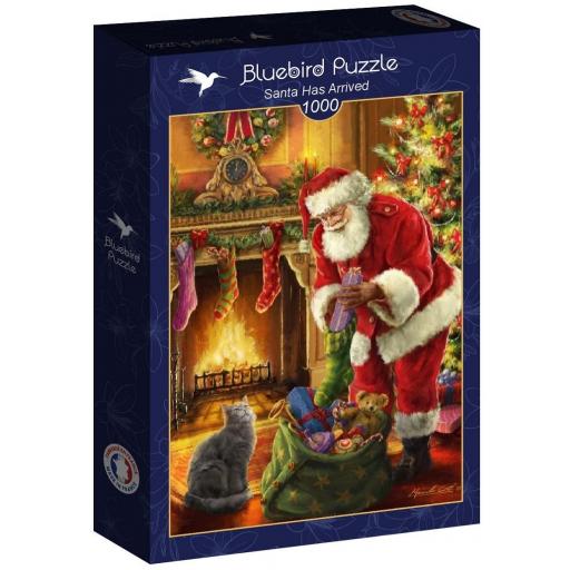 Puzzle de Navidad 1000 Piezas Bluebird 90532 PAPA NOEL HA LLEGADO [1]