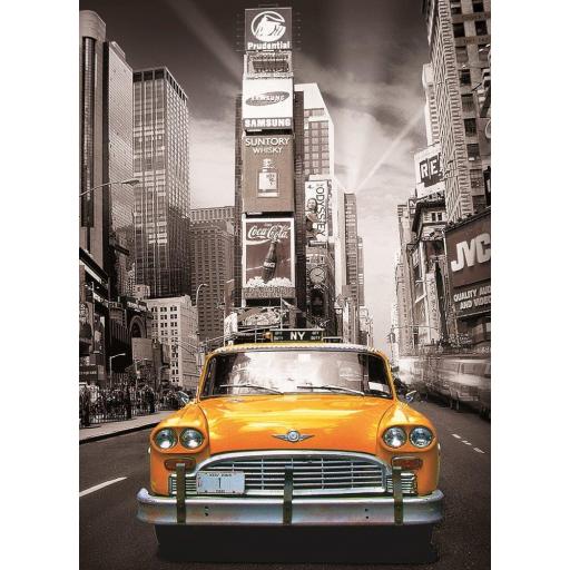 Puzzle Blanco y Negro 1000 Piezas Eurographics 6000-0657 TAXI AMARILLO DE NUEVA YORK [0]