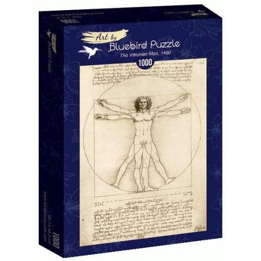 Puzzle EL HOMBRE DE VITRUVIO de LEONARDO DA VINCI 1000 Piezas Bluebird 60009 [1]