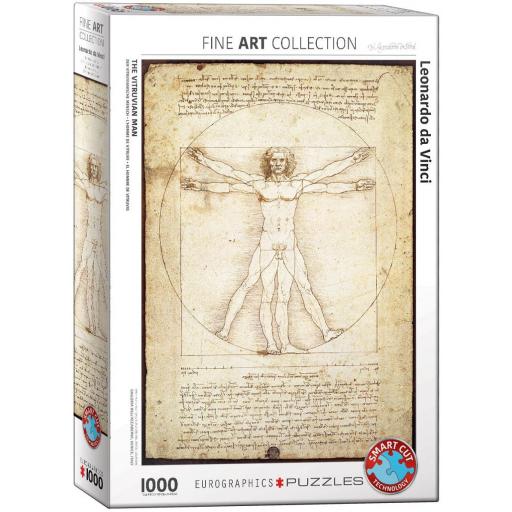 Puzzle de Arte 1000 Piezas EuroGraphics 6000-5098 EL HOMBRE DE VITRUVIO , de Leonardo Da Vinci [1]