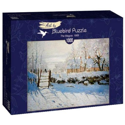 Puzzle de Arte 1000 Piezas Bluebird 60041 LA URRACA , de Claude Monet [1]