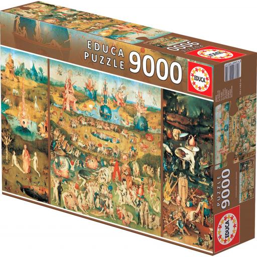 PUZZLE EL JARDIN DE LAS DELICIAS DE EL BOSCO DE 9000 PIEZAS EDUCA 14831 [1]