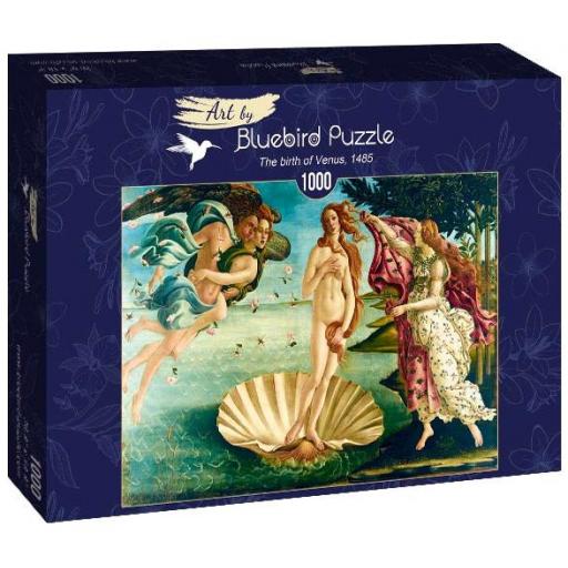 Puzzle 1000 Piezas Bluebird 60055 EL NACIMIENTO DE VENUS , de Sandro Botticelli [1]