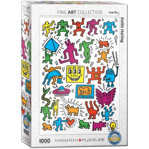 Puzzle de Arte 1000 Piezas Eurographics 6000-5513 COLLAGE DE KEITH HARING [1]