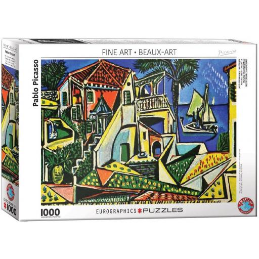 Puzzle de Arte 1000 Piezas EuroGraphics 6000-5854 PAISAJE MEDITERRANEO , de Pablo Picasso [1]